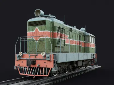 Ganz DVM-4 Low-poly 3D model