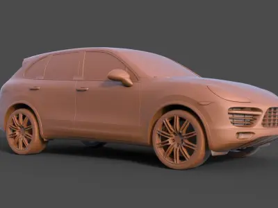 Porsche Cayenne 2016 3D print model