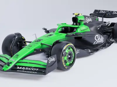 F1 2025 Sauber C45 Formula 1 Race Car Low-poly 3D model Low-poly 3D model