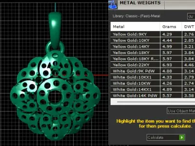 RUSSIAN STYLE PENDANT 3D PRINTABLE MODEL 3D print model