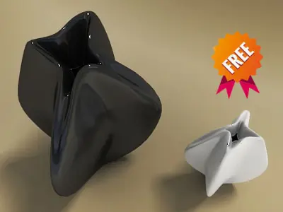 Flow Plant pot Serralunga Free 3D model