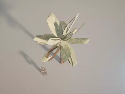 Conceptual palm tree S1Av1 Low-poly 3D model