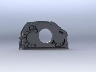 MERCEDES OIL PUMP BODY A 906 180 0801 3D REVERSE ENGINEERING 3D print model
