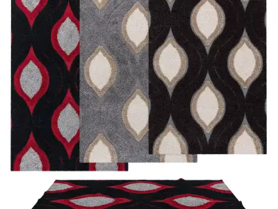 Rugs No 96 Low-poly 3D model