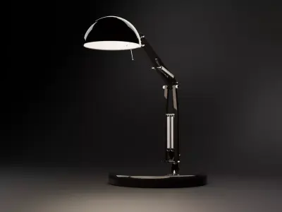 Modern Desk Lamp - 2k textures  3D model