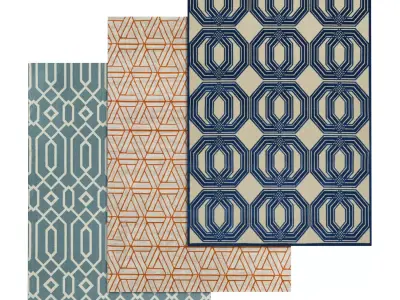 Rug Set 725 3D model