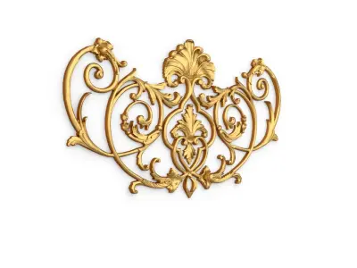 Classic decor ornament 308 3D model