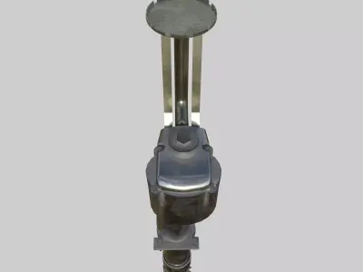 Oil Pump Low-poly 3D model