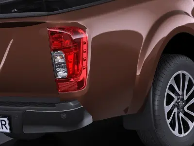 Nissan NP300 Navara Double Cab 2016 3D model
