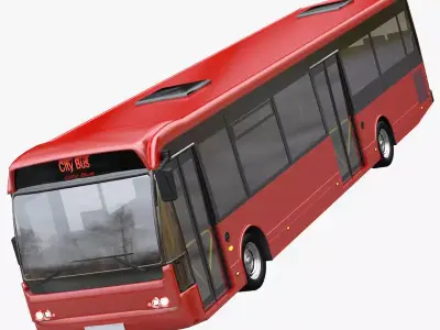 City bus 3D model