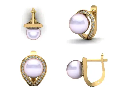 Earrings 44 3D print model