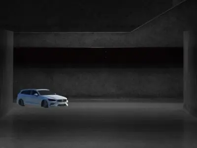 volvo v60 3D model