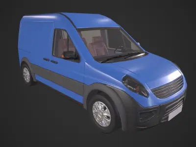 Generic Van Low-poly 3D model