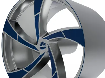 AZARAAZA-524 WHEEL 3D PRINT MODEL 3D print model