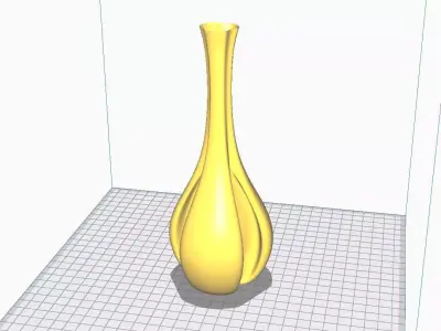 Bud vase 3D print model