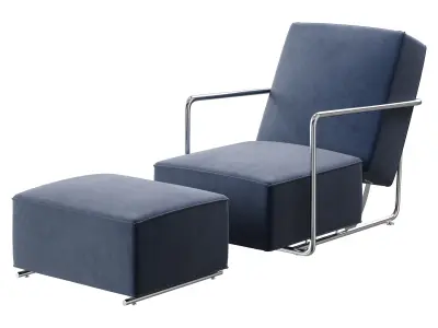 Armchair Flexform 3D model