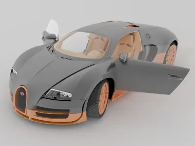 Bugatti Veyron SuperSport 2010 3D model