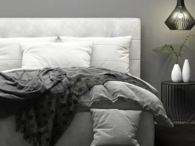 Mezzo Bed Boconcept 3D model