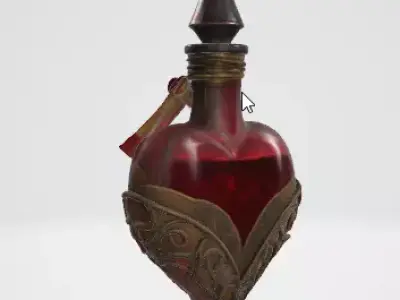 Fragrance Bottle 3D Model  High Quality Cosmetic Prop 3D model