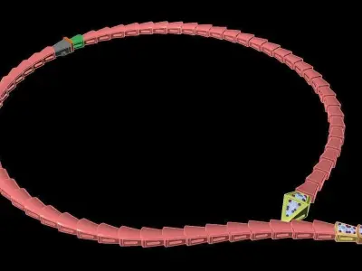 snake necklace 3D print model