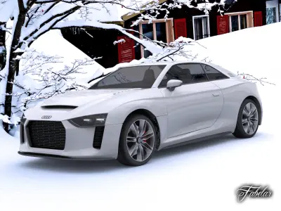 Audi Quattro concept 3D model
