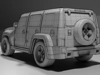 BAIC BJ40 Plus 2025 3D model