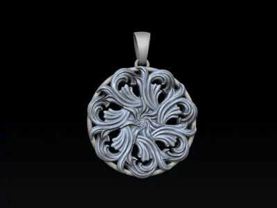 Ornamental Ring and Pendant Collection Set Pack 3D print model