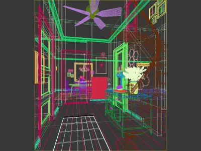 IN 22 Lobby Stair 3D model