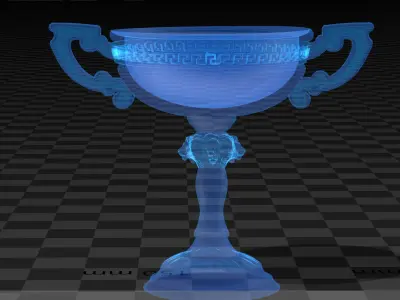 pokal cup trpohy  antique bowl 3D print model