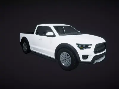 Car Pickup 01 Active 3D model