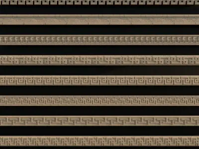 Ornament Pack Vol 2 - Gothic Greek 3D model