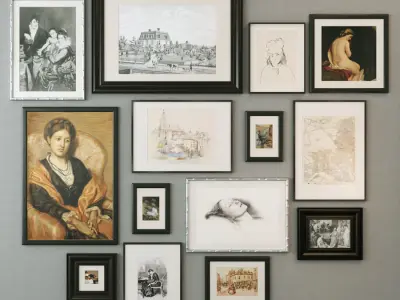 Gallery Wall 30 3D model