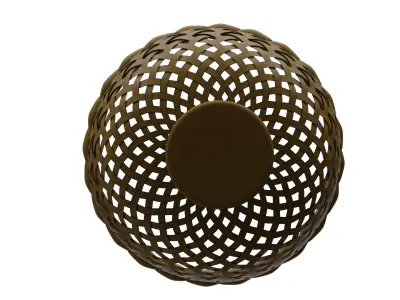 Basket Low-poly 3D model purchase