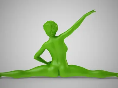Split Gymnastics 3D print model
