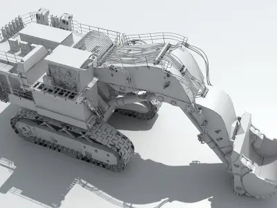 Shovel R996 3D model