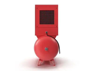 Air Compressor 73 Gallon 8 HP Low-poly 3D model