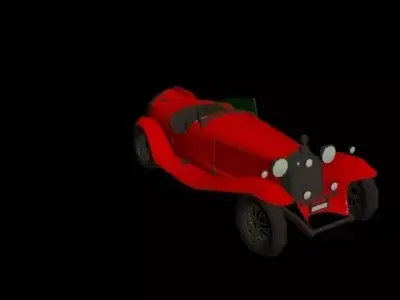 Alfa car Free 3D model