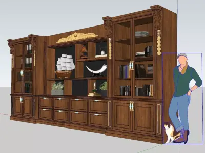 BOOKSELF 3D model