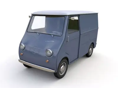 Goggomobil TL250 Transporter Van 1956 3D model