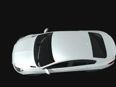 buick regal car 3d model Low-poly 3D model