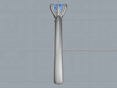 Soliter Engagement ring N - 2 Free 3D print model