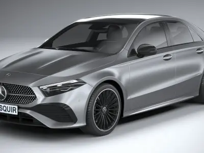 Mercedes-Benz A-Class Sedan AMG 2023 3D model