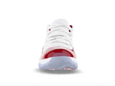 Nike Air Jordan 11 Cherry Low-poly 3D model