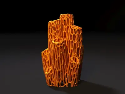 Sea sponges decor 3D print model