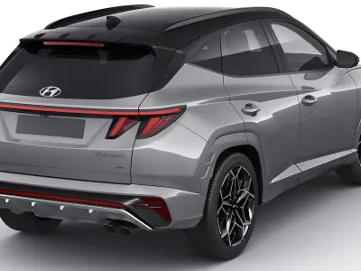 Hyundai Tucson 2021 N-line EU and US 3D model