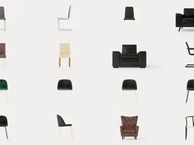 Collection of Chair - 100 Models