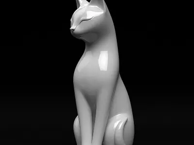 Cat Decoration 3D print model