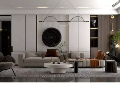 Modern Interior Design  12 3D model
