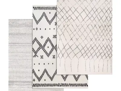 Rug Set 1553 3D model