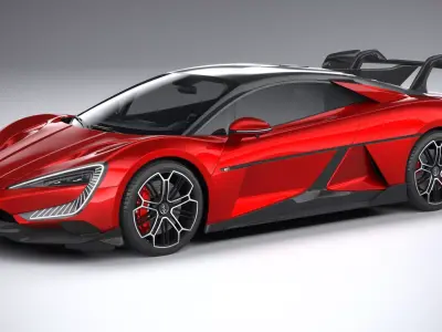 BYD Yangwang U9 2025 3D model